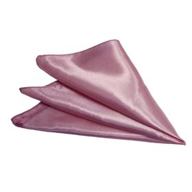 Wedding Party Banquet On-site Decoration Polyester Segment Cloth Napkin (Option: Leather Pink-29cmx29cm)